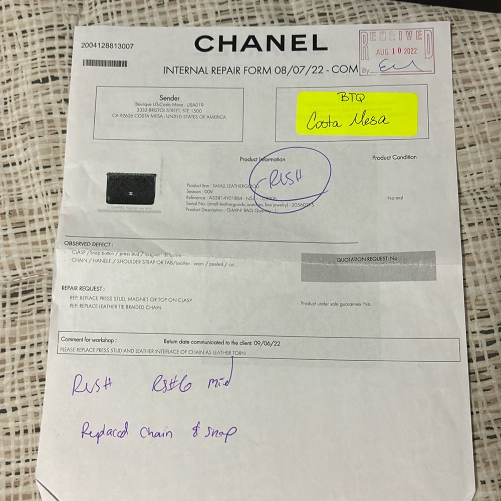 CHANEL CC WOC Wallet On Chain Shoulder Bag - Picture 10 of 12